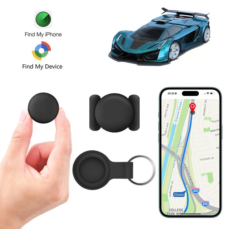 GPS Tracker for Car,Mini Trackers Device with Weatherproof Magnetic Case-No Monthly Fee-Best Hidden GPS Trackers,Anti-lost Device,Works with Apple Find My  fathersdaygift