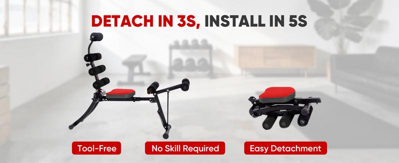 Ab workout bench,22 in 1 Wonder Master Core & Abdominal Workout Equipment,Foldable & Adjustable Rowing Machine,Core Strength Training& Abdominal Exercise Trainers with 22 Ways to Exercise for Home Gym,back extension machine,gym stuff,at home gym equipment Ab workout bench,22 in 1 Wonder Master Core & Abdominal Workout Equipment,Foldable & Adjustable Rowing Machine,Core Strength Training& Abdominal Exercise Trainers with 22 Ways to Exercise for Home Gym,back extension machine,gym stuff,at home gym equipment