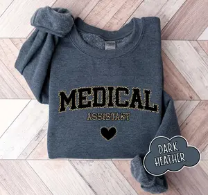 Medical Assistant Leopard  Short Sleeve T-Shirt / Sweatshirt / Hoodie , CMA Shirt, Med Assistant Graduation Tee, Certified Medical Assistant T shirt, CMA nurse appreciation