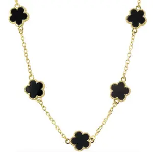 Gold Plated 4 Leaf Clover Necklace