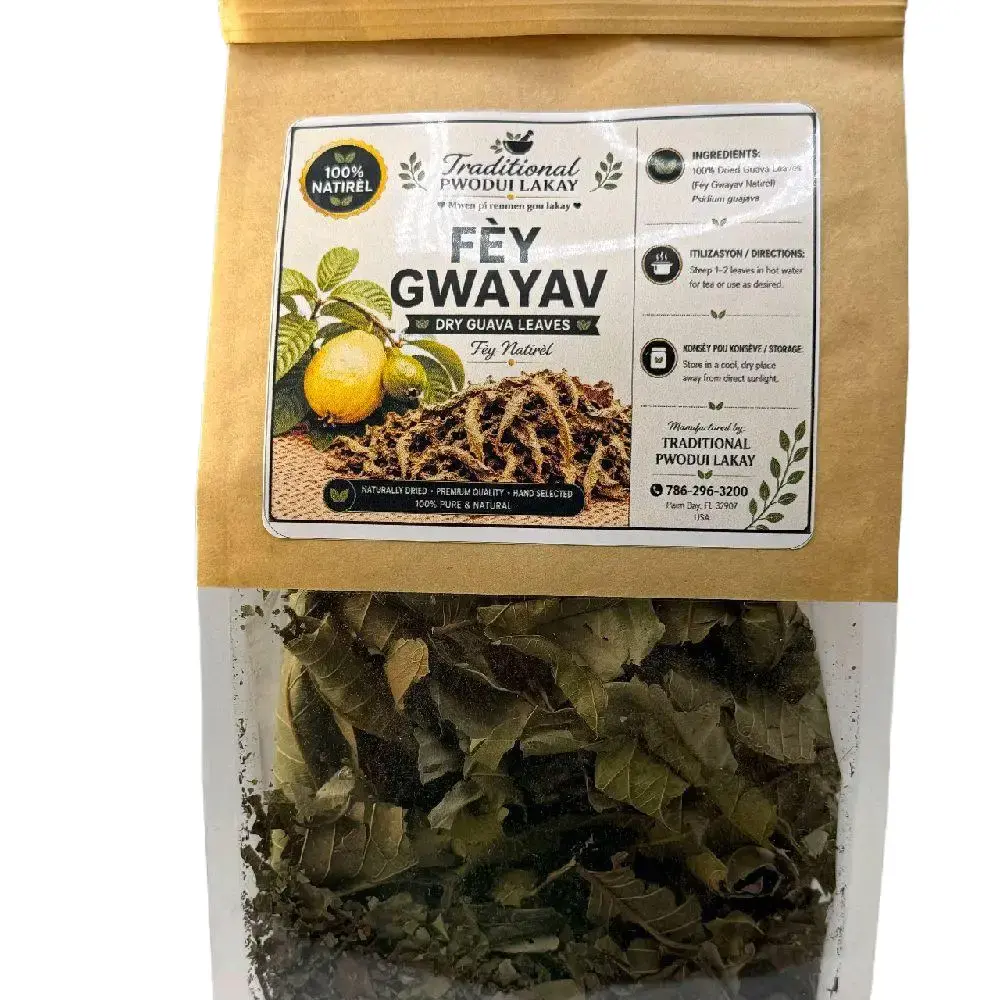 Fèy Gwayav   Original Dry Leaves, Natural Tea