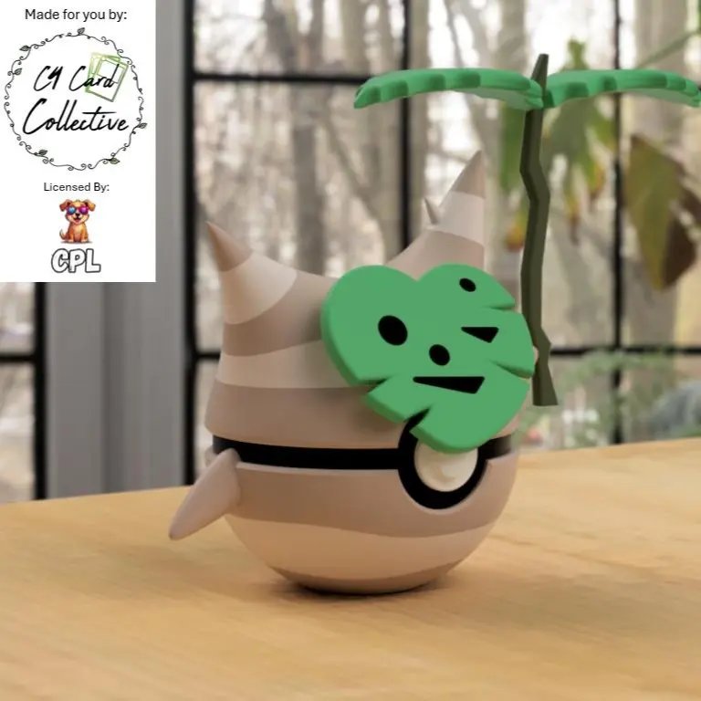 Korok Ball - 1st Print - High-Quality PLA, 3D Printed Pokeball Figure