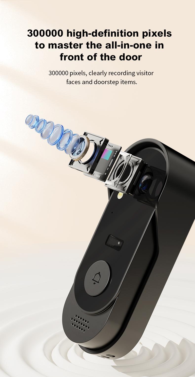 X8 Video Doorbell with Screen, No WiFi Needed, Local Storage, Waterproof & No Subscription Required