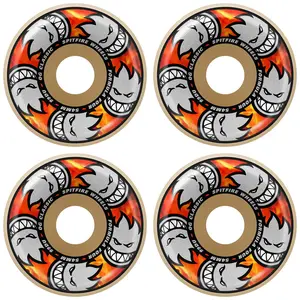 Spitfire Skateboard Wheels 54mm F4 99A Multiball OG Classic Natural