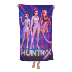 K-pop Singer Beach Towel - Quick-Dry Lightweight Bath Sheet, Super Absorbent for Swimming, Spa, Yoga, Vacation