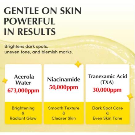 EQQUALBERRY Vitamin Illuminating Serum-BrighteningVitamin C Serum withNiacinamide | Strengthens skin barrierlHydrates using Ceramide