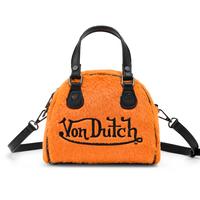 Von Dutch Orange Furry Bowling Bag