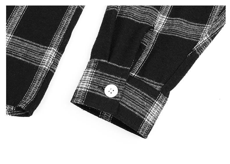 Men's Vintage Checked Menswear Longsleeve Shirt, Retro Cotton Blend Button-Down with Loose Fit, Cozy Gift for Dad or Hubby, Button Front, Button Up Design