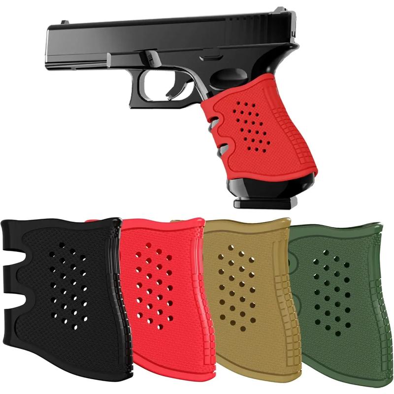 4Pack Glock Grip Pistol Holster Rubber Grip Glove Sleeve Anti-Slip for Glock 17, 19, 19x, 20, 21, 22, 23, 25, 31, 32, 34, 35, 37, 38, 41, 43x, 44, 45, 48 Pistols Accessories 4Pack Glock Grip Pistol Holster Rubber Grip Glove Sleeve Anti-Slip for Glock 17, 19, 19x, 20, 21, 22, 23, 25, 31, 32, 34, 35, 37, 38, 41, 43x, 44, 45, 48 Pistols Accessories