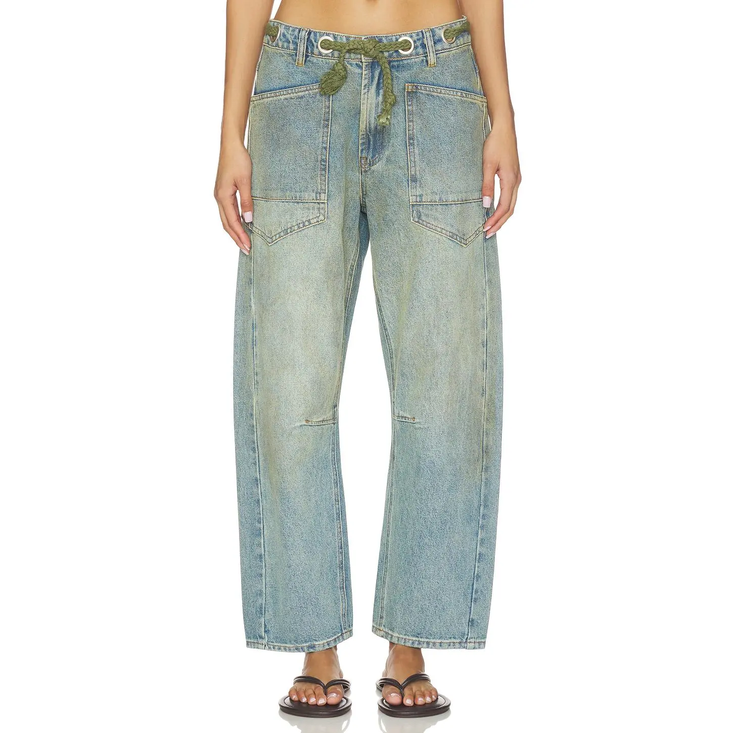 LIONESS Rush Hour Jeans in Stone Blue