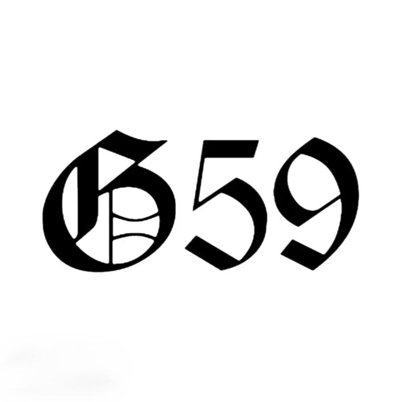 G59 Car Window UV & Weather Proof Vinyl Decal