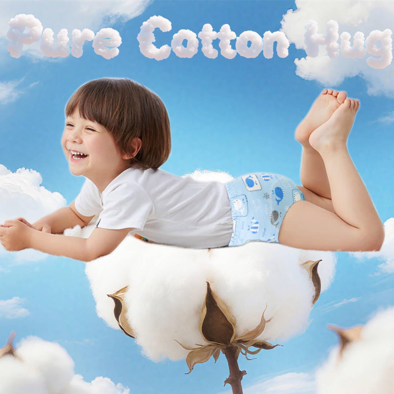 Upairy Training Pants for Boys Girls,Potty Training Underwear Girls and Boys,Up Airy Potty Pants for Toddler,Soft Absorbent & Leak-Proof with Characters, 100% Cotton Washable