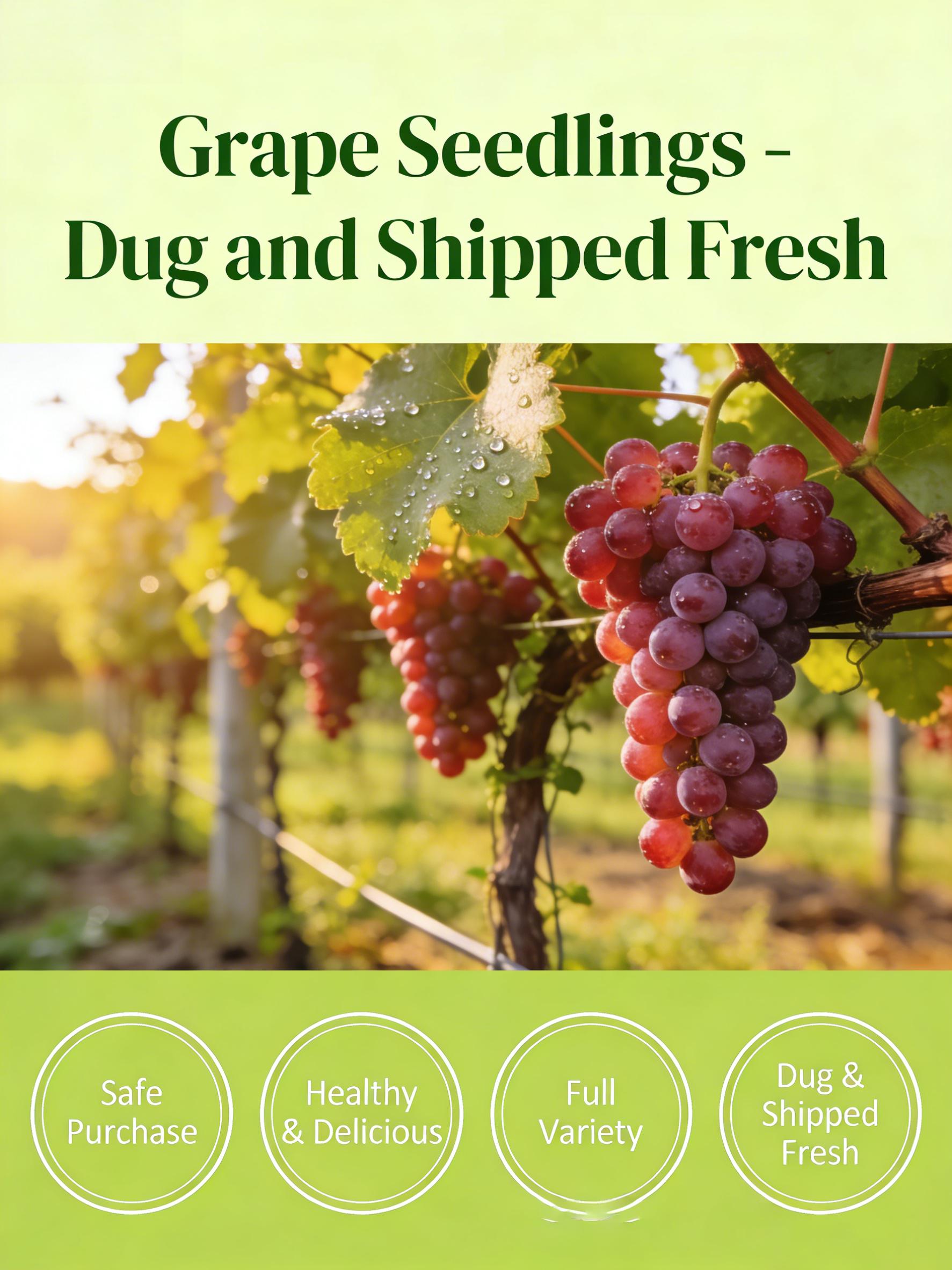 Backyard Gardening Grape Vine Plant Starter, Easy Garden Fruit Plant for Outdoor Growing Backyard Gardening Grape Vine Plant Starter, Easy Garden Fruit Plant for Outdoor Growing