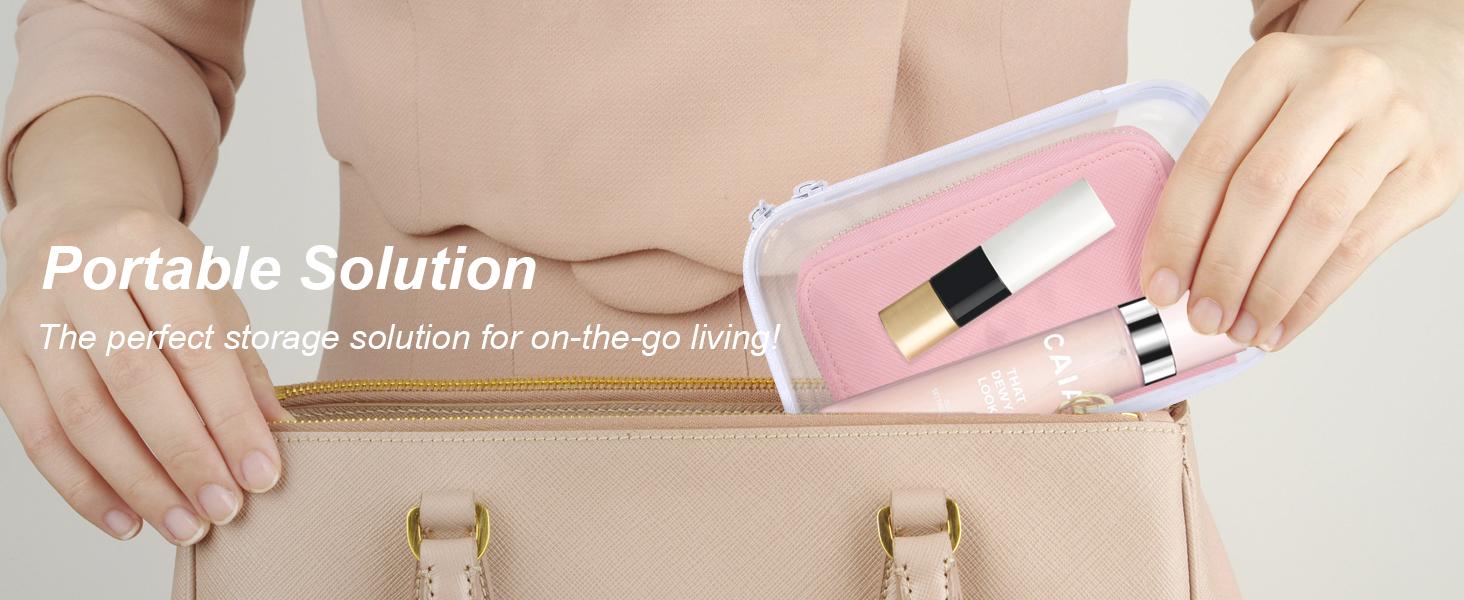 6 Pcs Clear Hard Zipper Case Hard Plastic Zipper Pouches Transparent Makeup Bag Pencil Pouches for Travel Snacks Christmas Trinket Storage Organizer Box(Clear,Three Sizes) 6 Pcs Clear Hard Zipper Case Hard Plastic Zipper Pouches Transparent Makeup Bag Pencil Pouches for Travel Snacks Christmas Trinket Storage Organizer Box(Clear,Three Sizes)