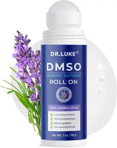 Pharmaceutical Grade Dmso Roll On Gel: Dsmo Pharmaceutical Medical Grade Lotion for Joint & Muscle Relief with Arnica, Magnesium Chloride, Lavender, MSM, Menthol & Frankincense - 1 Pack