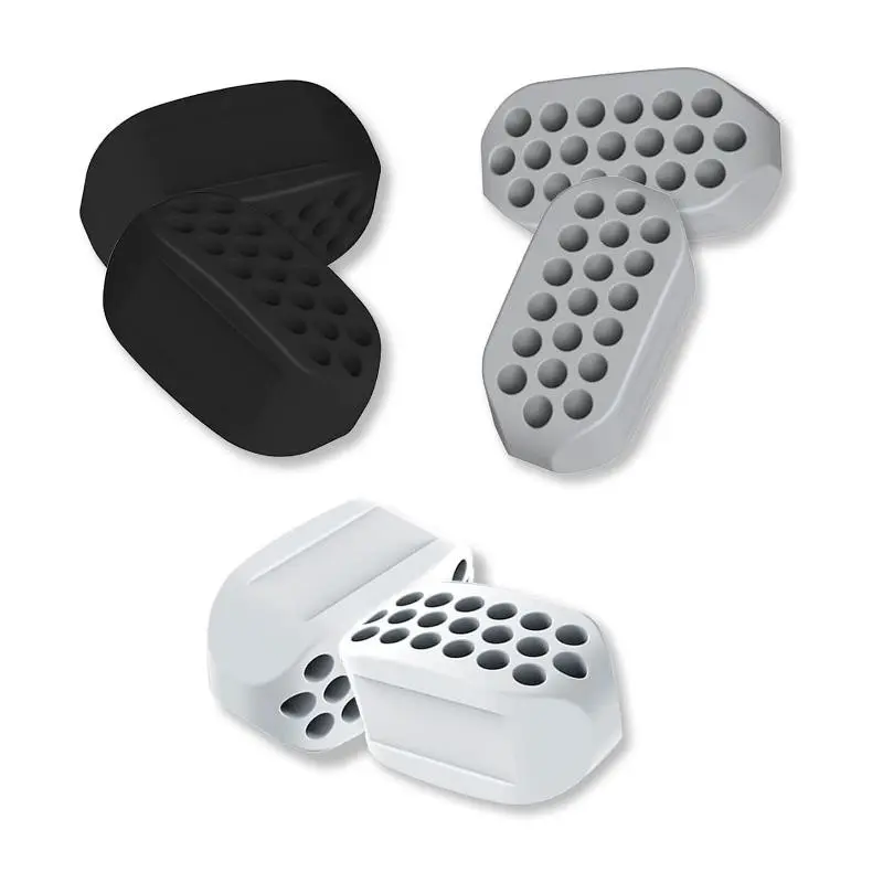 Unisex Jaw Exerciser Set, Jawline Trainer & Enhancer, 3 Resistance Levels (6 Pieces), BPA-Free Silicone, Ideal for Beginners, Intermediate, and Advanced Users