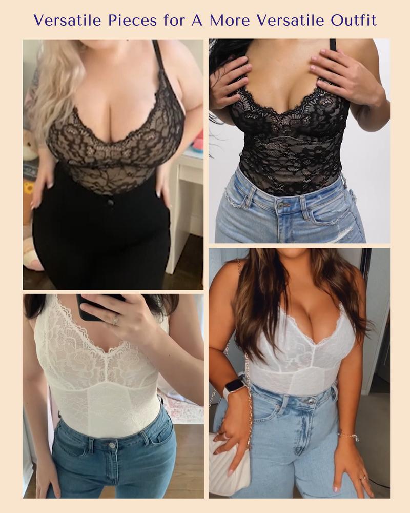 Shapellx AirSlim Lace Smooth Full Body Shapewear for Women Thong Design Tummy Tucking Bust Lifting Comfort Sculpting Snatched Waistline Sexy