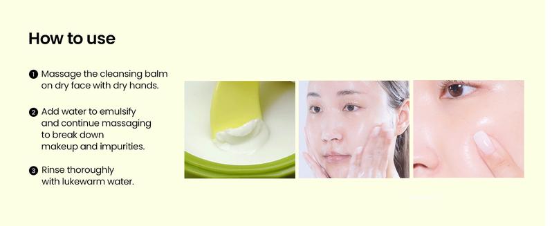 [beplain Official] Mung Bean Pore Cleansing Milk Balm 100ml | Hybrid Balm-to-Milk Cleanser for Deep Pore Cleansing Facial Skin Repair Facial Wash