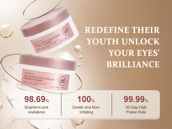 YCZ Dual-Extraction Caffeine Firming Eye Mask 60 Pieces | Target Puffiness, Dark Circles & Fine Lines for Smoother, Brighter Under-Eye Skin YCZ Dual-Extraction Caffeine Firming Eye Mask 60 Pieces | Target Puffiness, Dark Circles & Fine Lines for Smoother, Brighter Under-Eye Skin