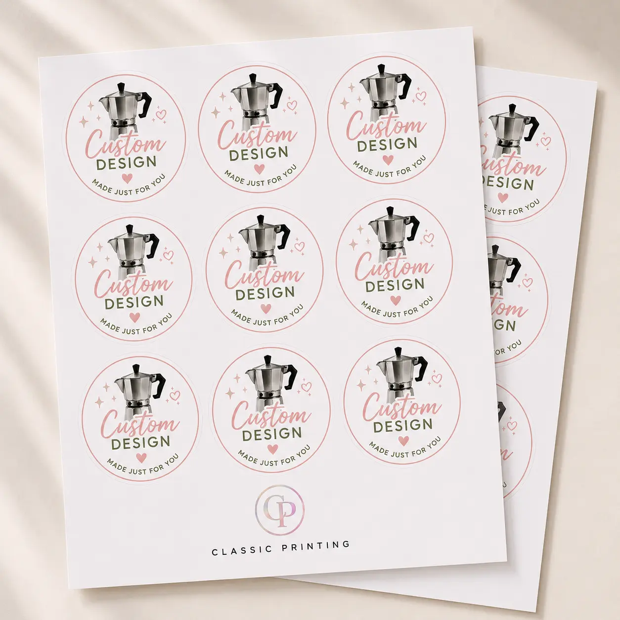 Fully Custom Die Cut Vinyl Sticker Sheets | UV Resistant & Waterproof | Completely Personalized