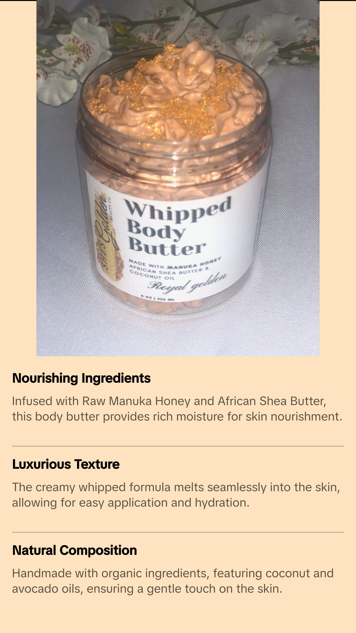 Royal Golden Shimmer Whipped Body Butter
