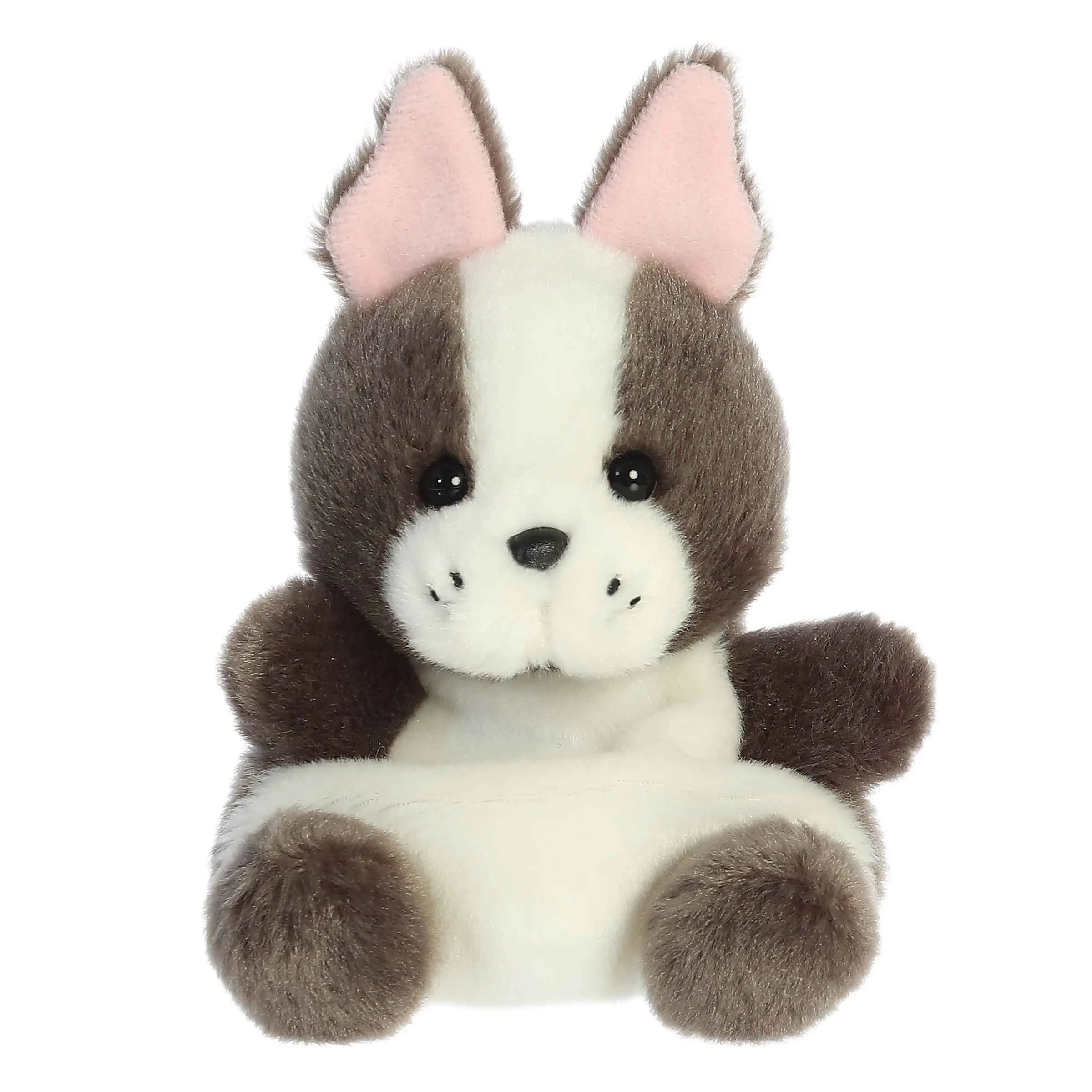 Palm Pals Adorable Beau French Bulldog Brown Soft Plush Collectable Stuffed Animal