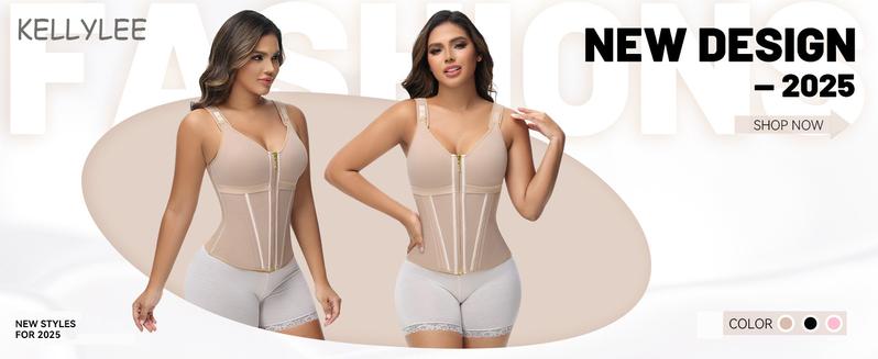 KELLYLEE Women's Zipper Corset with Bra Tummy Control Sport Workout Vest Fajas Colombianas Waist Shapewear Tank Top for Fitness Yoga & Office Wear - Womenswear Basic Full Coverage Compression Minimalist Design
