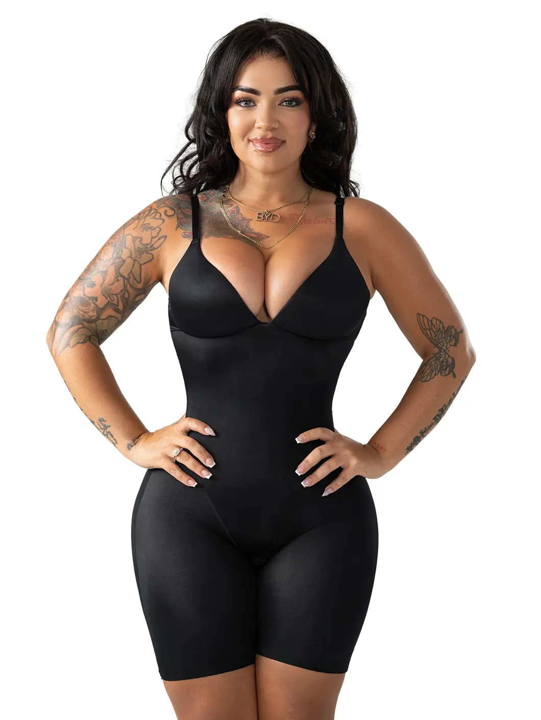 Seamless Bodysuit with Built-in Cups | Soft Control Shapewear | Butt Lifting + Tummy Control | Wire-Free Cups | Adjustable Straps | Breathable Lycra | Perineal Opening | Curvy Fit | Snatched Body