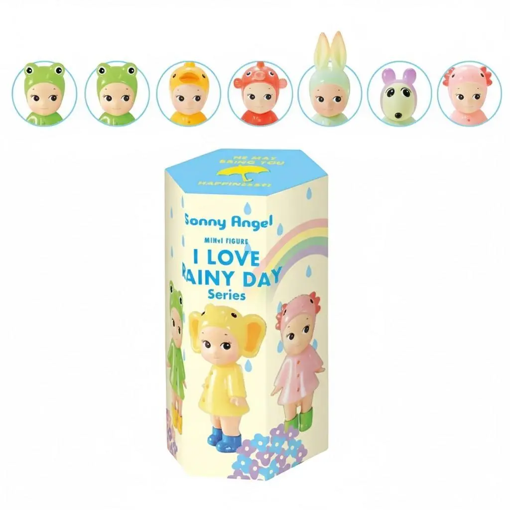 Sonny Angels Rainy Day Series | Kawaii Collectible Toy Desk Decor Gift | Collectible figures sealed Blind box - Halloween Gift