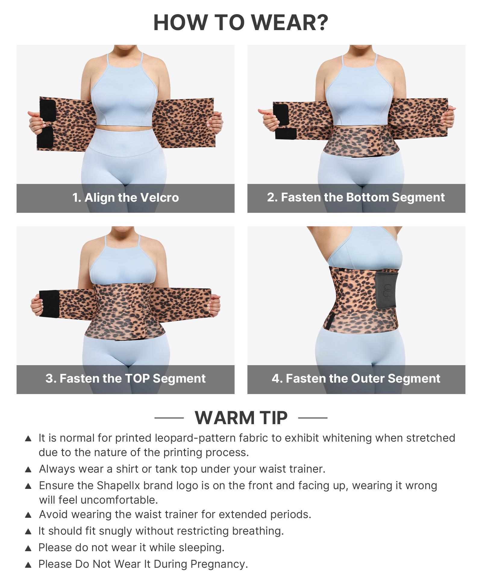 Shapellx NeoSweat Triple Constricting power Latex Waist Trainer Segmented Workout Shapewear Belts Creator