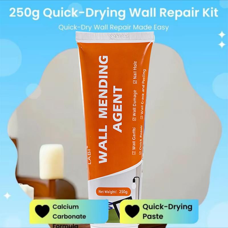 Drywall Patch Repair Kit 250g Wall Mending Agent Multi-functional Quick-drying Paste Adhesive Heavy Duty Concrete Sealant Waterproof Self-adhesive Drywall Patch Repair Kit 250g Wall Mending Agent Multi-functional Quick-drying Paste Adhesive Heavy Duty Concrete Sealant Waterproof Self-adhesive