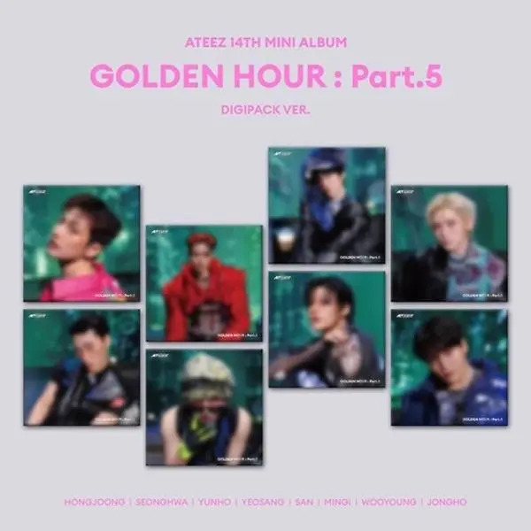 ATEEZ – 14th Mini Album [GOLDEN HOUR : Part.5] (DIGIPACK Ver/UNIT VER)