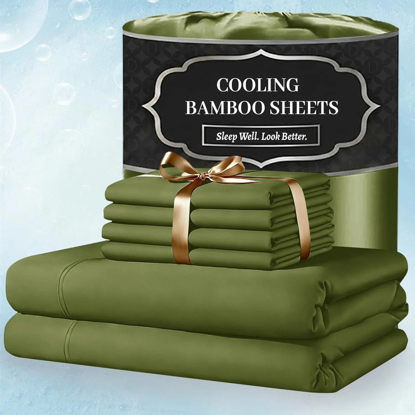 Luxury Bamboo Duvet Cover - Breathable & Skin Friendly, Easy to Care & Machine Washable, Quality Tested, Made For You With Love