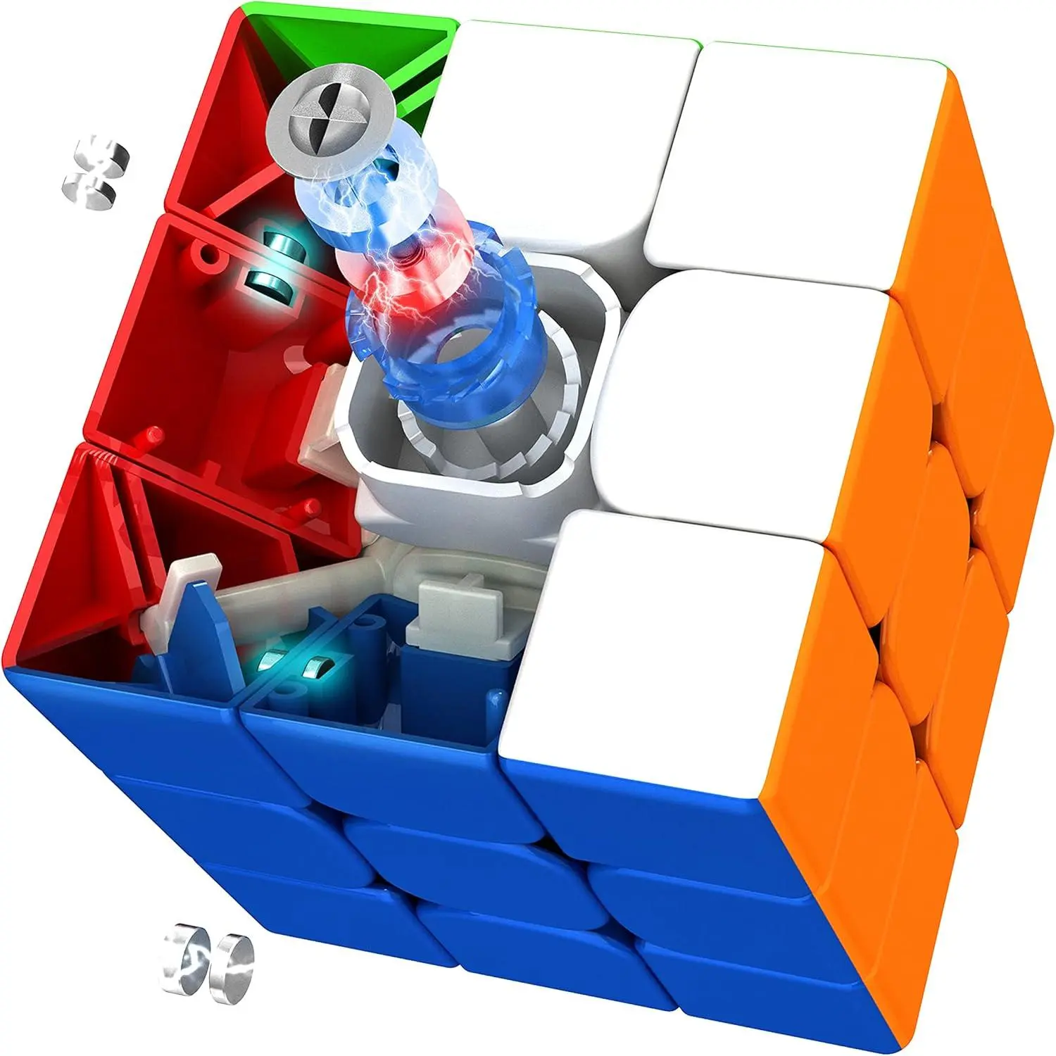 MagLev 3x3 Magnetic Speed Cube, Stickerless Professional Magic Cube, Smooth Fast Puzzle Cube for All Ages