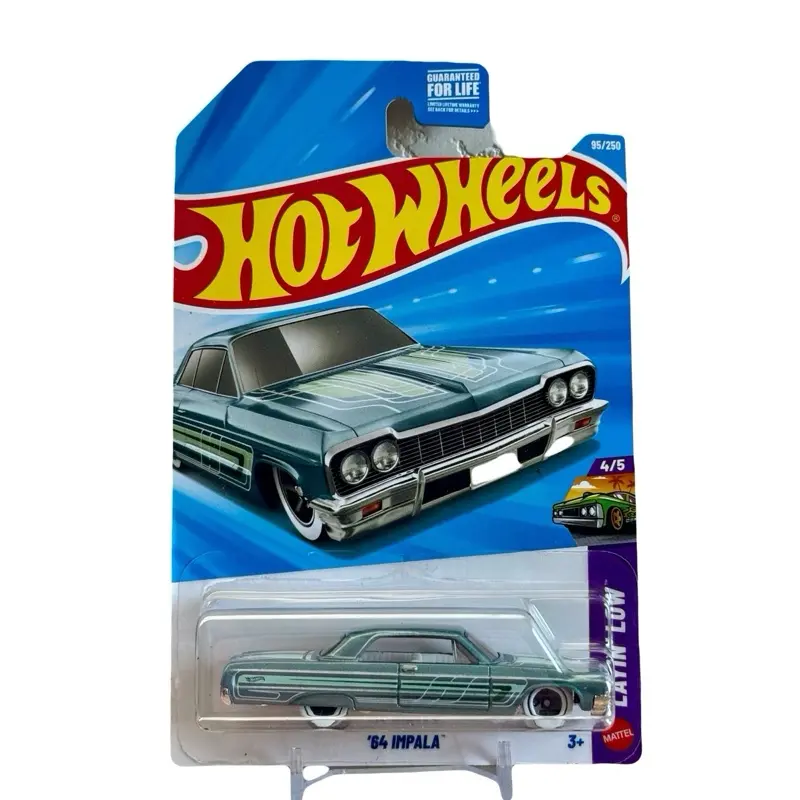 Hot Wheels 1:64 Diecast Model Car - '64 Impala Layin Low Classic Lowrider Collectible Toy, Collectible Model Car