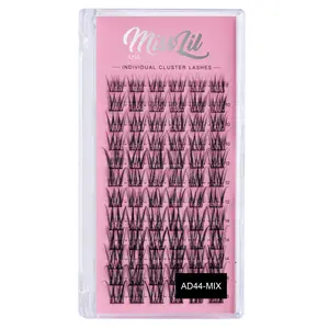 DIY Individual Cluster lashes AD-44 Small MIX Tray