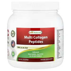 Best Naturals Multi Collagen Peptides, Unflavored, 1 lb (454 g)