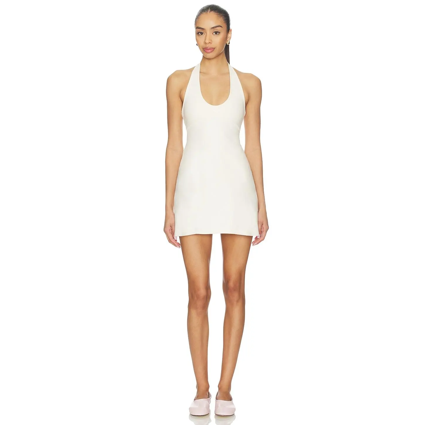 437 x REVOLVE The Halter Play Dress in Cream - TikTok Shop 437 x REVOLVE The Halter Play Dress in Cream - TikTok Shop