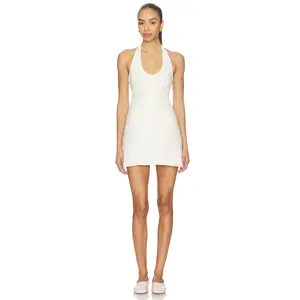 437 x REVOLVE The Halter Play Dress in Cream