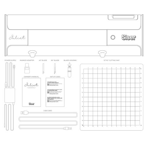 Siser® Juliet™ 12" High Definition Cutter | Vinyl Cutting Machine| EasyWeed HTV Bundle Siser® Juliet™ 12" High Definition Cutter | Vinyl Cutting Machine| EasyWeed HTV Bundle