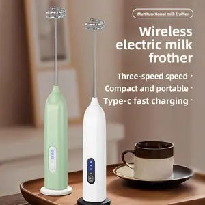 Egg Beater Electric Milk Foamer Coffee Stirrer Household Handheld Milk Whip Wireless Foamer Foamer