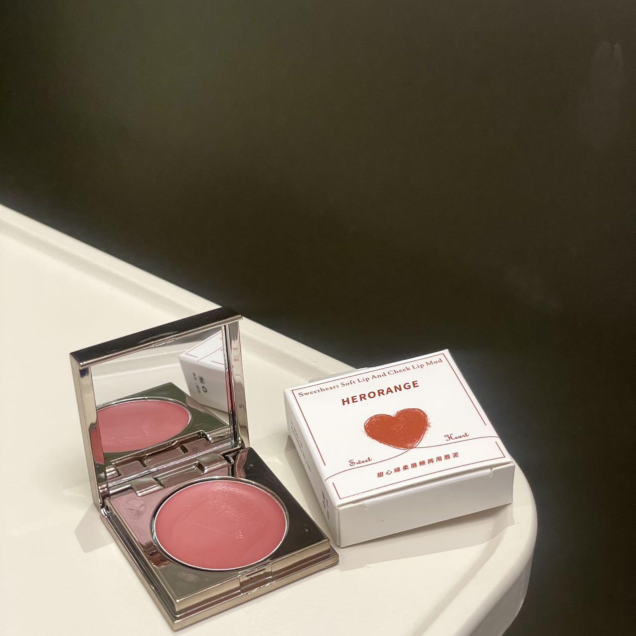 HERORANGE 6-Piece 3-in-1 Makeup Balm Kit | For Lips, Cheeks & Eyes!  Transfer-Proof Matte Finish in Nude Shades. Beginner-Friendly Cream Blush. Ultimate Festival/Party Must-Have & Perfect Gift for Teens。