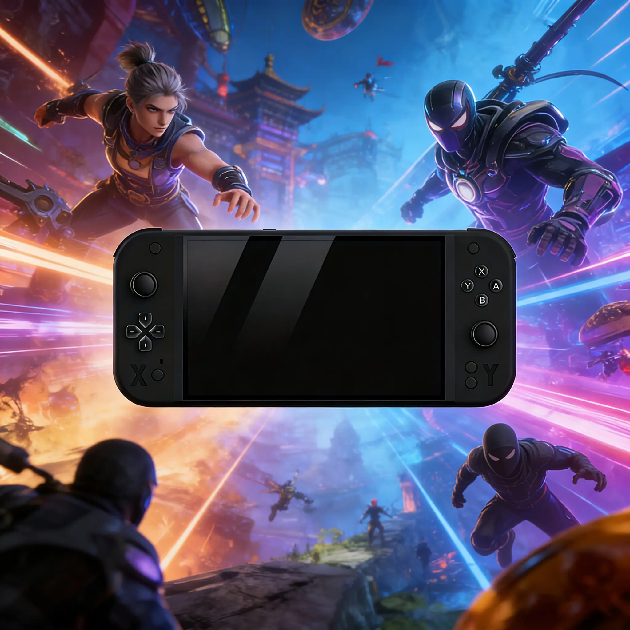 G90 Electronic Game Console, 7.0 Inch HD IPS Screen, Portable Handheld Retro Mode Support, Dual Joystick, Non-Button Cell Battery, Portable Gaming System
