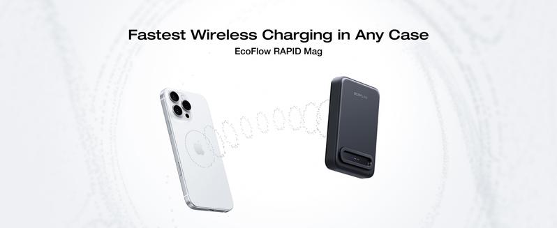 ECOFLOW Rapid Mag Power Bank 10,000mAh, Qi2 Certified 15W Wireless Charging, 0.6'' Ultra-Slim Magnetic Portable Charger, Fast Charging Magnetic Battery for iPhone 17/16/15/14/13/12, Galaxy, Google,