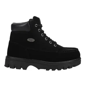 Lugz Mens Warsaw 6 Inch Slip Resistant Soft Toe  Work/Duty - Black