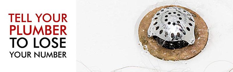 SinkShroom Ultra Revolutionary Bathroom Sink Drain Protector, Stainless Steel for Bathroom Sinks, Clog Prevention for Home Drains