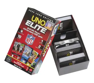 UNO Elite Mattel NFL 2025 Core Edition Starter & 2 Booster Pks UNO Elite Mattel NFL 2025 Core Edition Starter & 2 Booster Pks