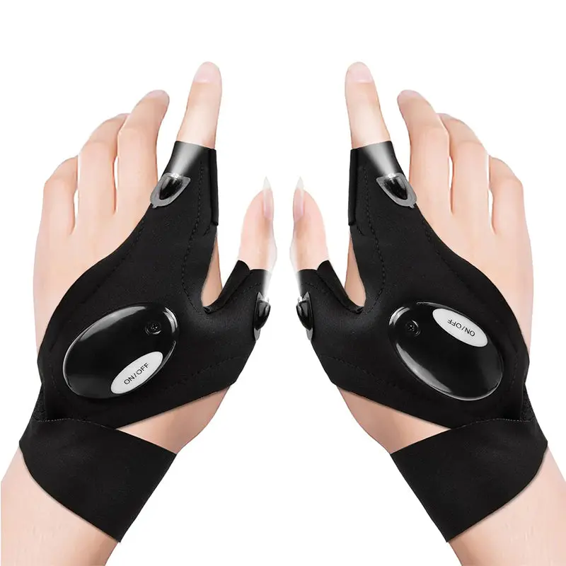 Handsfree LED Flashlight Gloves