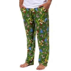 DreamWorks Shrek Men's Fiona Donkey Tossed Characters Sleep Pajama Pants