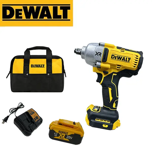 DEWALT 900N Compact Cordless Brushless Motor Impact Wrench, 1/2" Drive High Torque Power Tool with Batteries, Durable for Auto Repair, Scaffolding Anchor Bolts Tasks, Home Garage Use (Family Retail Packaging), Tools And Gadgets, Car Accessories